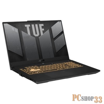 Ноутбук Asus TUF Gaming F17 FX707ZM-HX046 Core i7 12700H 16Gb SSD1Tb NVIDIA GeForce RTX 3060 6Gb 17.3 IPS FHD (1920x1080) noOS grey WiFi BT Cam