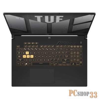 Ноутбук Asus TUF Gaming F17 FX707ZM-HX046 Core i7 12700H 16Gb SSD1Tb NVIDIA GeForce RTX 3060 6Gb 17.3 IPS FHD (1920x1080) noOS grey WiFi BT Cam