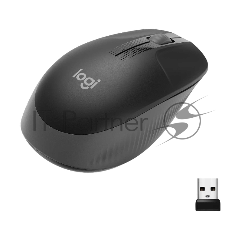 Мышь (910-005905) Logitech Wireless Mouse M190, CHARCOAL