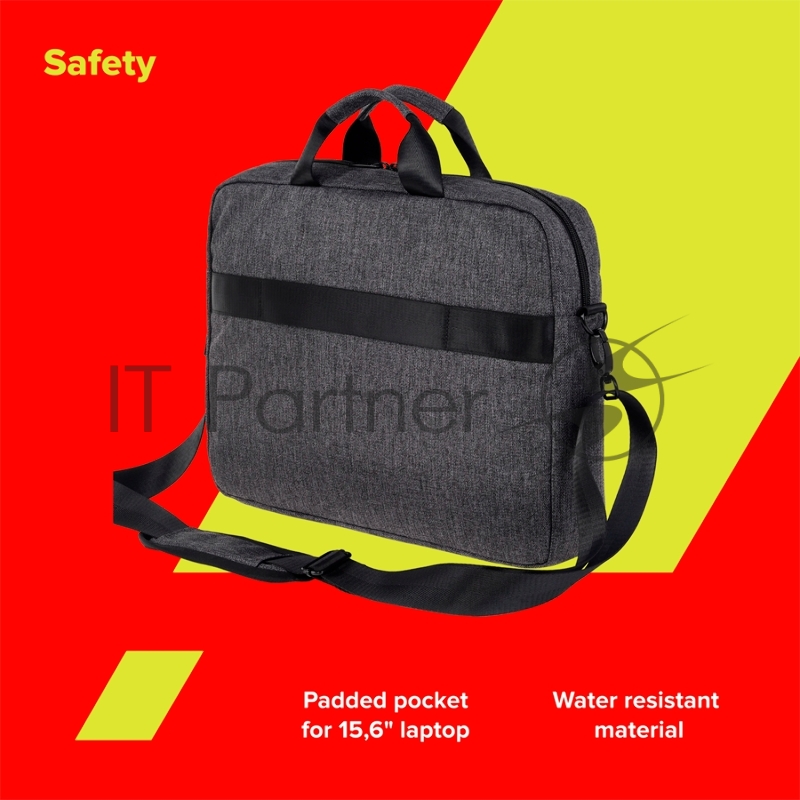 Сумка CANYON B-5, Laptop bag for 15.6 inch410MM x300MM x 70MMDark GreyExterior materials: 100% PolyesterInner materials:100% Polyester