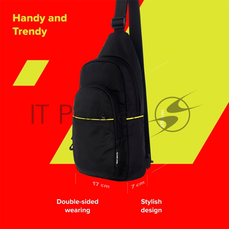 Сумка CANYON CB-2, fanny pack 350MM x170MM x 70MMBlackExterior materials: 100% PolyesterInner materials:100% Polyester