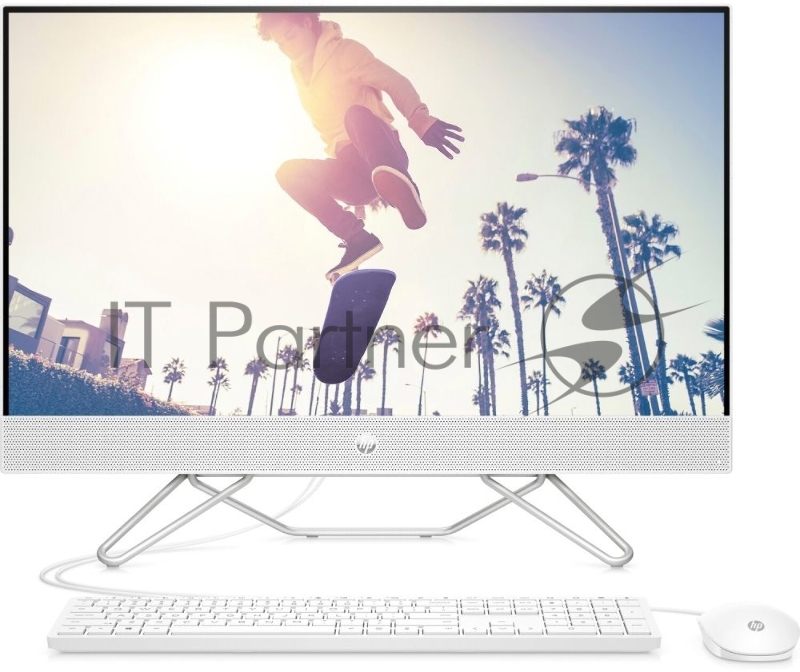 Моноблок HP 27-cb1011ny 27 Full HD i7 1255U (1.7) 8Gb SSD512Gb CR Free DOS GbitEth WiFi BT 65W клавиатура мышь Cam белый 1920x1080