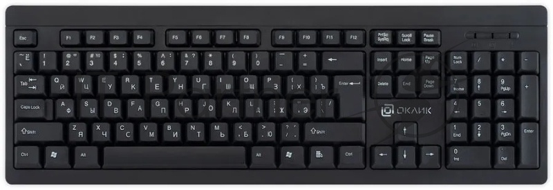 Клавиатура Оклик 95KW черный USB (1788287)