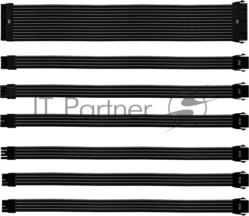 Кабели Cooler Master Extension Cable BK GL (PVC)