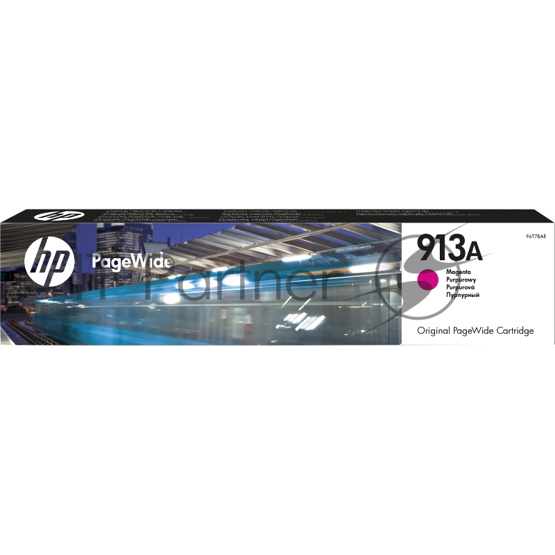 Картридж HP 913A, HP PageWide, Magenta