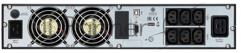 Источник бесперебойного питания APC Easy-UPS SRVS3KRI 2400Вт 3000ВА черный