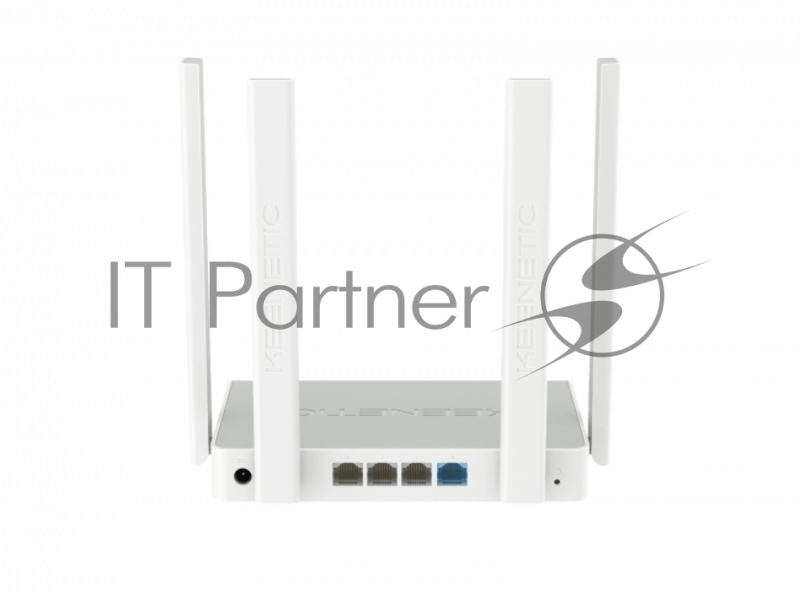 Гигабитный интернет-центр Keenetic Speedster (KN-3012) с Mesh Wi-Fi 5 AC1200, 4-портовым Smart-коммутатором и переключателем режима роутер/ретранслятор