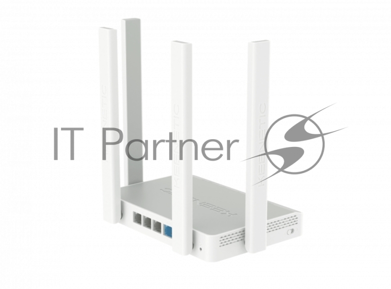 Гигабитный интернет-центр Keenetic Speedster (KN-3012) с Mesh Wi-Fi 5 AC1200, 4-портовым Smart-коммутатором и переключателем режима роутер/ретранслятор