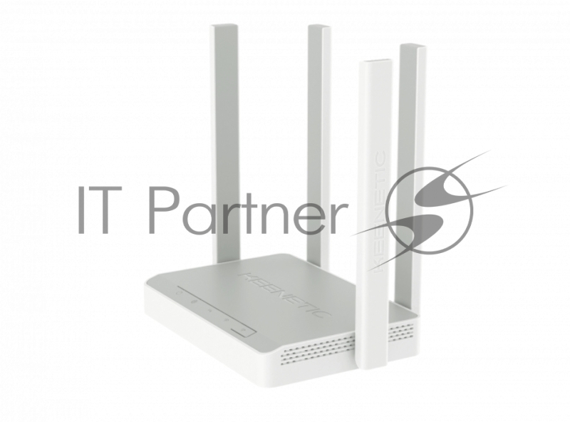 Гигабитный интернет-центр Keenetic Speedster (KN-3012) с Mesh Wi-Fi 5 AC1200, 4-портовым Smart-коммутатором и переключателем режима роутер/ретранслятор