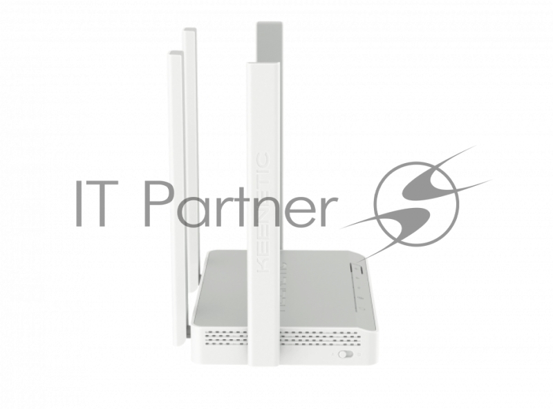 Гигабитный интернет-центр Keenetic Speedster (KN-3012) с Mesh Wi-Fi 5 AC1200, 4-портовым Smart-коммутатором и переключателем режима роутер/ретранслятор