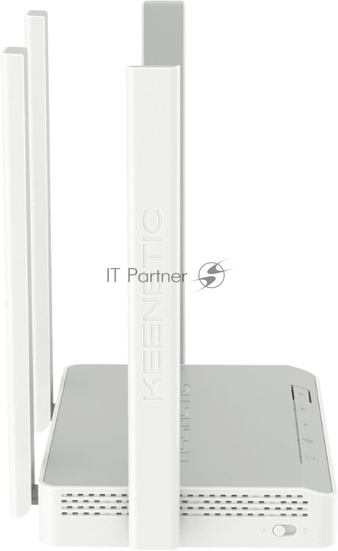 Гигабитный интернет-центр Keenetic Speedster (KN-3012) с Mesh Wi-Fi 5 AC1200, 4-портовым Smart-коммутатором и переключателем режима роутер/ретранслятор