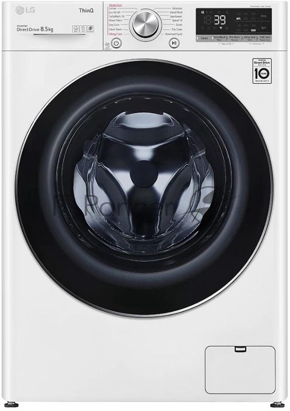 Стиральная машина LG F2WV7S8S2E пан.англ. класс: A+++ загр.фронтальная макс.:8.5кг белый