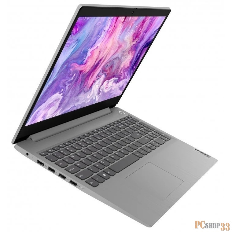 Ноутбук IdeaPad L3 15IML05 15.6 FHD(1920x1080) IPS/Intel Core i5-10210U 1.60GHz Quad/12GB/1TB+128GB SSD/GF MX130 2GB/DVD±RW/WiFi/BT5.0/0.3MP/9,5 h/2,2 kg/DOS/1Y/GREY