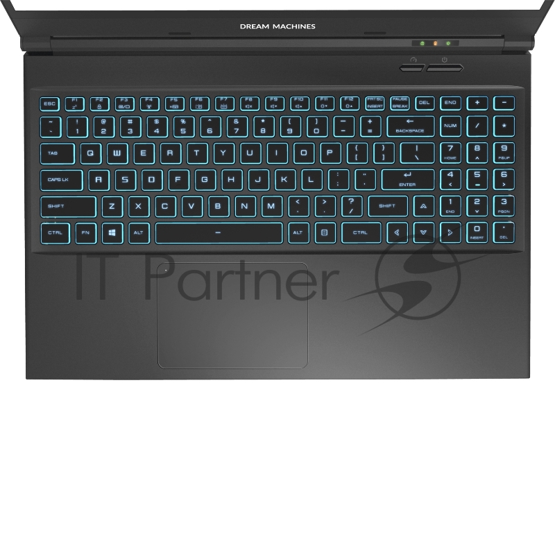 Ноутбук Dream Machines RG3050Ti-15EU34 15.6(1920x1080 WVA 144Hz)/Intel Core i5 12500H(2.5Ghz)/32768Mb/1024SSD GeForce RTX3050Ti(4096Mb)/Cam/BT/WiFi/ 1y/2.1kg/black/noOS + 150W, RU kbd