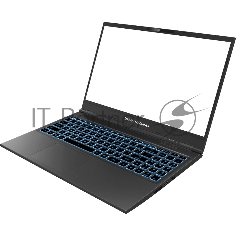 Ноутбук Dream Machines RG3060-15EU33 15.6(1920x1080 WVA 144Hz)/Intel Core i5 12500H(2.5Ghz)/16384Mb/1024SSD GeForce RTX3060(6144Mb)/Cam/BT/WiFi/-/ 1y/2.1kg/black/noOS + 180W, RU kbd