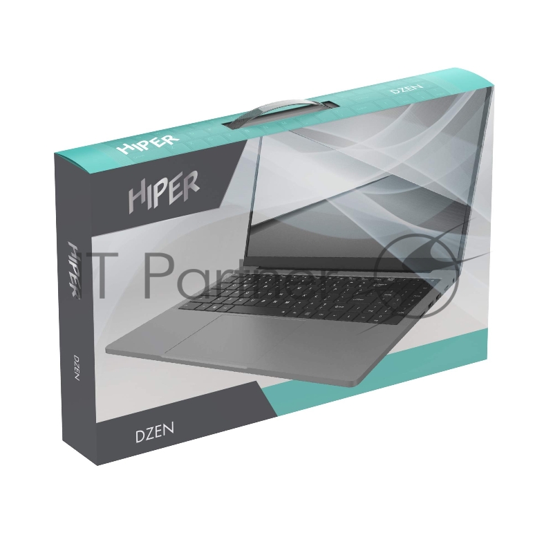 Ноутбук HIPER DZEN 15.6(1920x1080 (матовый) IPS)/Intel Core i5 1135G7(2.4Ghz)/16384Mb/512SSDG UHD Graphics/Cam/BT/WiFi/43.8WHr/w 1y/1.7kg/Silver/DOS