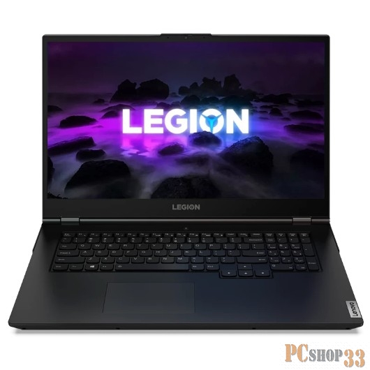 Ноутбук Legion 5 17IMH05 17.3 FHD(1920x1080) IPS nonGLARE/Intel Core i5-10300H 2.50GHz Quad/16GB/1TB+128GB SSD/GF GTX1650Ti 4GB/WiFi/BT5.0/HD Web Camera/4in1/80Wh/8 h/2.98kg/DOS/1Y/BLACK
