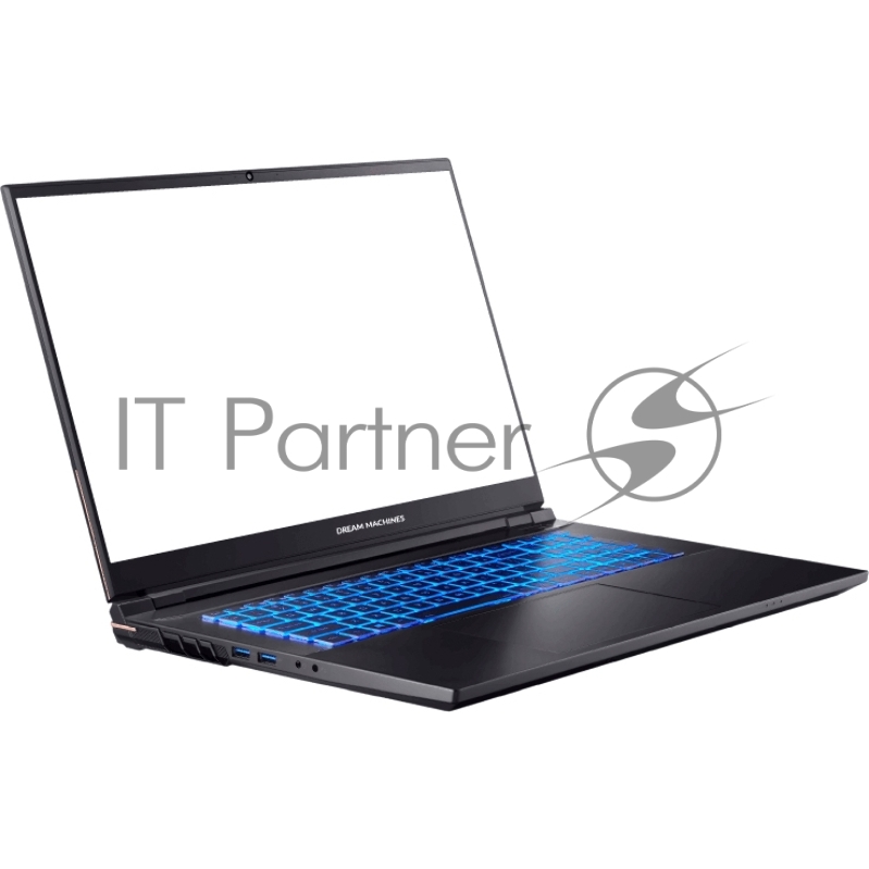 Ноутбук Dream Machines RS3080-17EU50 17.3(2560x1440 WVA 165Hz)/Intel Core i7 12700H(2.3Ghz)/16384Mb/1024SSD GeForce RTX3080Ti(16384Mb)/Cam/BT/WiFi 1y/2.5kg/black/noOS + 230W, RU kbd, DDR5