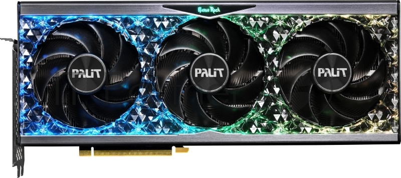 Видеокарта Palit PCI-E 4.0 RTX4070Ti GAMEROCK NVIDIA GeForce RTX 4070TI 12288Mb 192 GDDR6X 2310/21000 HDMIx1 DPx3 HDCP Ret