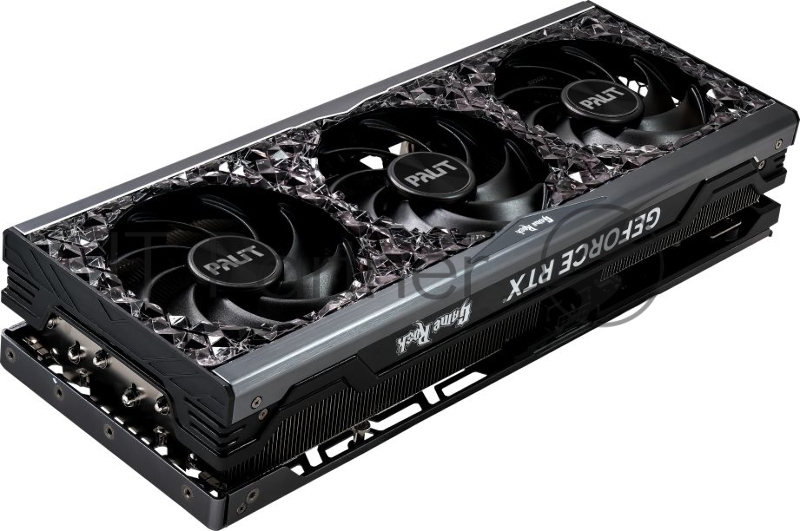 Видеокарта Palit PCI-E 4.0 RTX4070Ti GAMEROCK NVIDIA GeForce RTX 4070TI 12288Mb 192 GDDR6X 2310/21000 HDMIx1 DPx3 HDCP Ret