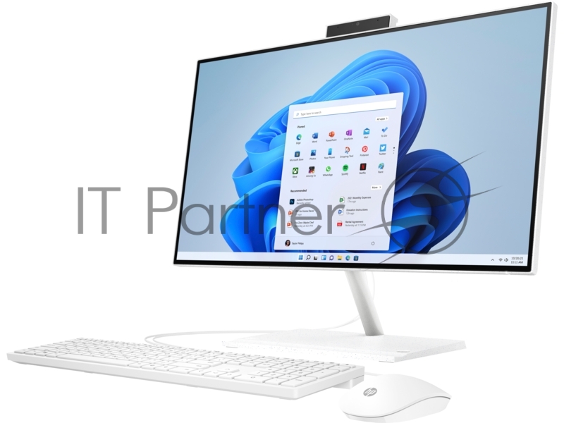 Моноблок HP 24-ck0006ny AiO 23.8(1920x1080 IPS)/Intel Core i7 12700T(1.4Ghz)/8192Mb/512PCISS Internal Graphics /Cam/WiFi/war 1y/Snow White/W11 + EN kbd Английская клавиатура