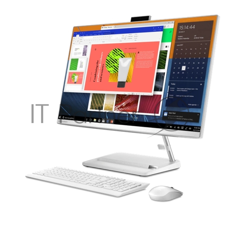 Моноблок Lenovo IdeaCentre AIO 3 27ITL6 27 FHD (1920x1080) IPS 250N, i3-1115G4, 2x4GB DDR4 3200, 512GB SSD M.2, Intel UHD, WiFi, BT, NoDVD, 5.0 Cam, Wireless KB&Mouse, NoOS, 1Y, 8.77kg