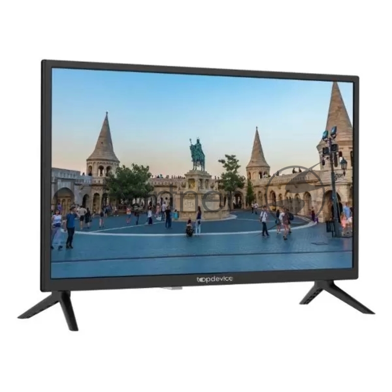 Телевизор TopDevice TDTV24BN02H_BK [ Topdevice, 24 DLED TV, Digital TV,BLACK COLOR,TWO LEGS,P3 STAND,MSD3663,DVB-T/C/T2/S2, WITH CI SLOT, CI+, Innolux 180±20 brightness,DVB-T/C/T2/S2, USB, Hotel function,H.265, Dolby, AC-3 ,PAL/SECAM,BG/DK/ I/NICAM,