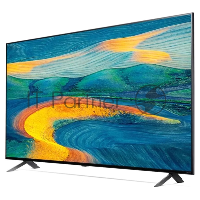 Телевизор ЖК 75 LG 75, UHD, QNED, Smart TV,Wi-Fi, DVB-T2/C/S2, 2.2ch 40W, 4хHDMI, 2хUSB, черный