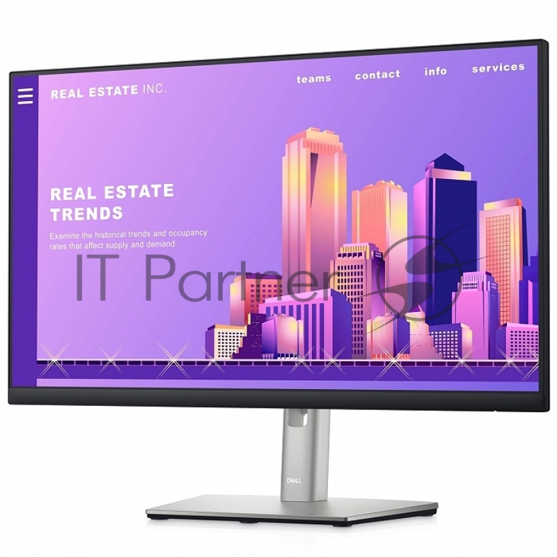 Монитор DELL P2422H 23.8 1920x1080, IPS, 178/178, 8мс, 250nit, DP/HDMI/VGA, 5USB, LTSP, 1y