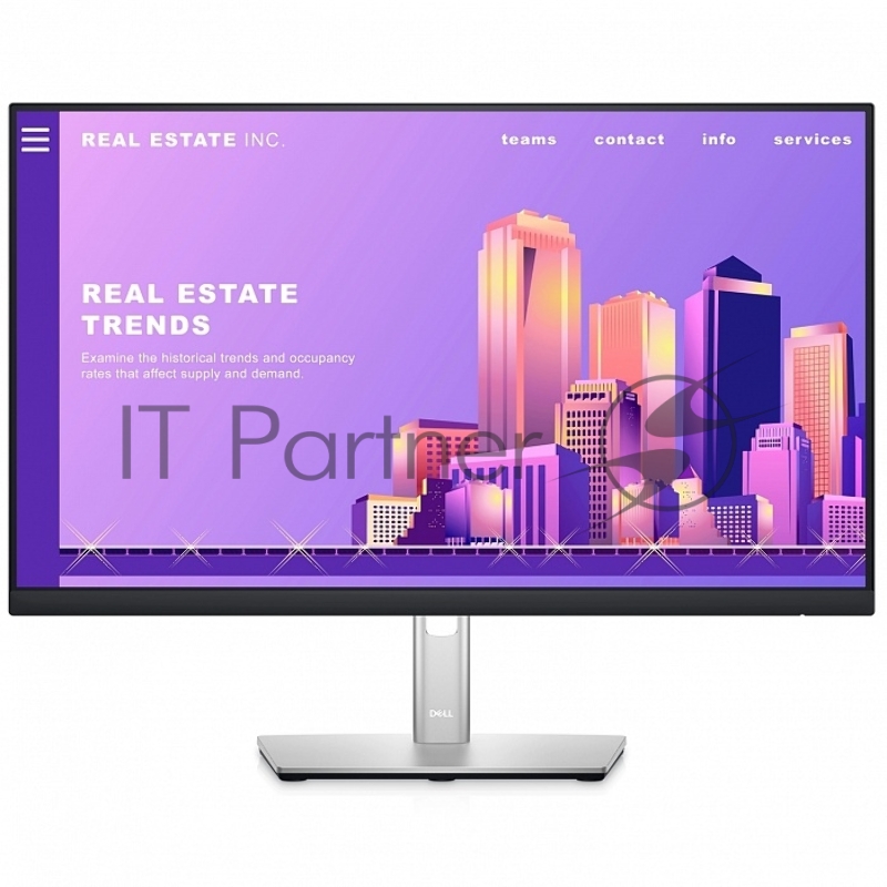 Монитор DELL P2422H 23.8 1920x1080, IPS, 178/178, 8мс, 250nit, DP/HDMI/VGA, 5USB, LTSP, 1y