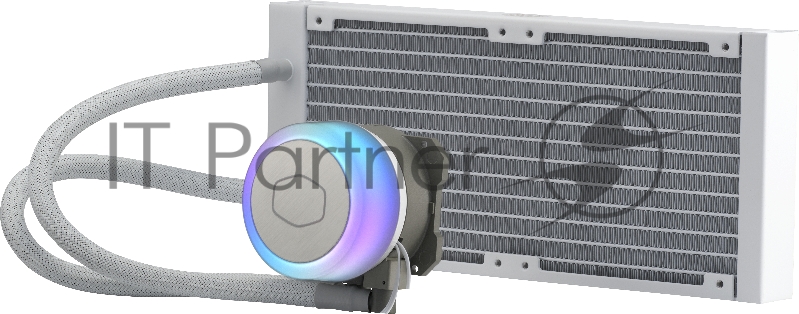 Система охлаждения Cooler Master ML240 ILLUSION White Edition 27mm wide radiator,120mm ARGB Gen2 fan*2,Pump ARGB Gen 2 LED