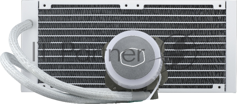 Система охлаждения Cooler Master ML240 ILLUSION White Edition 27mm wide radiator,120mm ARGB Gen2 fan*2,Pump ARGB Gen 2 LED