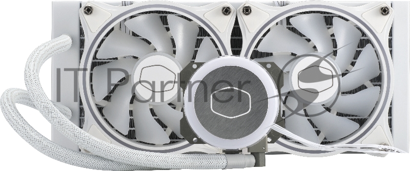 Система охлаждения Cooler Master ML240 ILLUSION White Edition 27mm wide radiator,120mm ARGB Gen2 fan*2,Pump ARGB Gen 2 LED