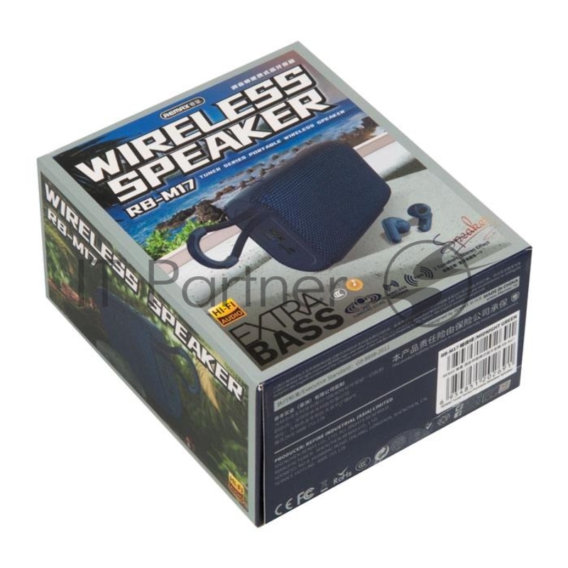 колонка bluetooth REMAX RB-M17 Tuner Series Portable Wireless Speaker, BT 5.3, зеленый