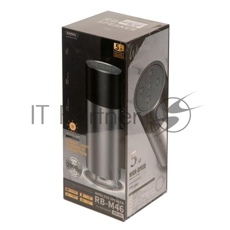 Колонка bluetooth REMAX RB-M46 Minsi Series Wireless Desktop Speaker, серый