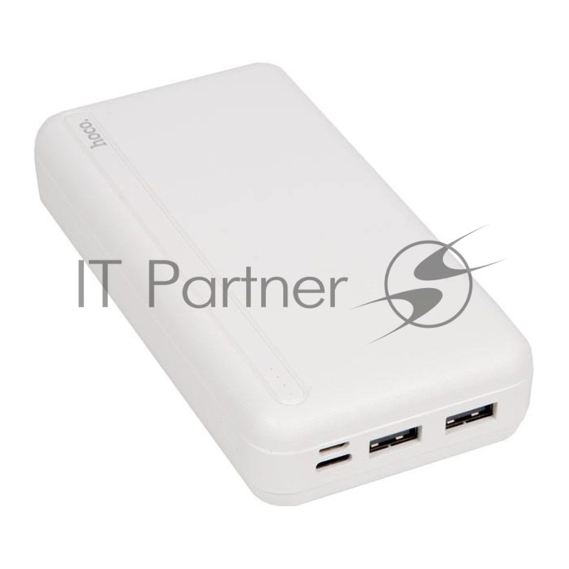 внешний аккумулятор HOCO J91A power bank, 5V, 2.1A (20000mAh), белый