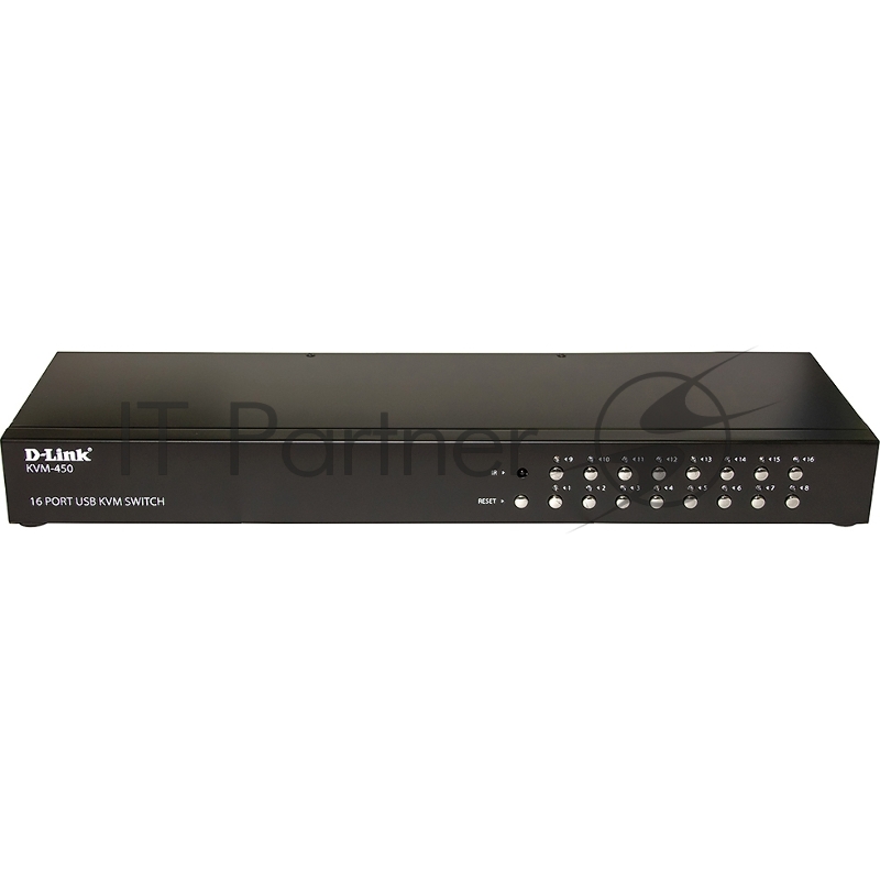 Коммутатор KVM-450 16-port KVM Switch, VGA+USB ports