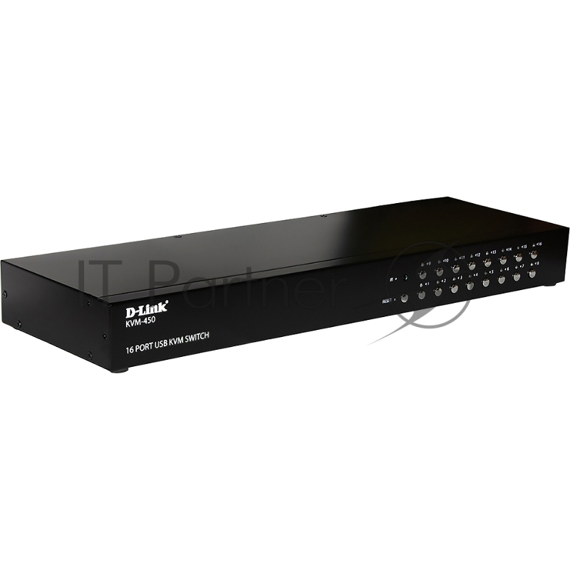 Коммутатор KVM-450 16-port KVM Switch, VGA+USB ports
