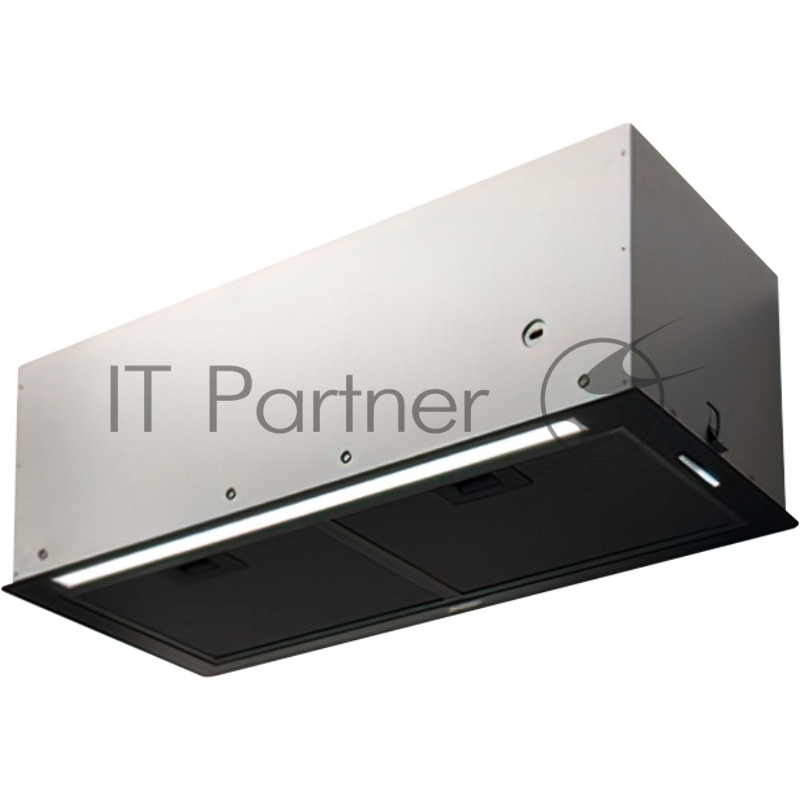 Встраиваемая вытяжка 52 см, 800 м3/ч, отвод/рециркуляция, черный матовый