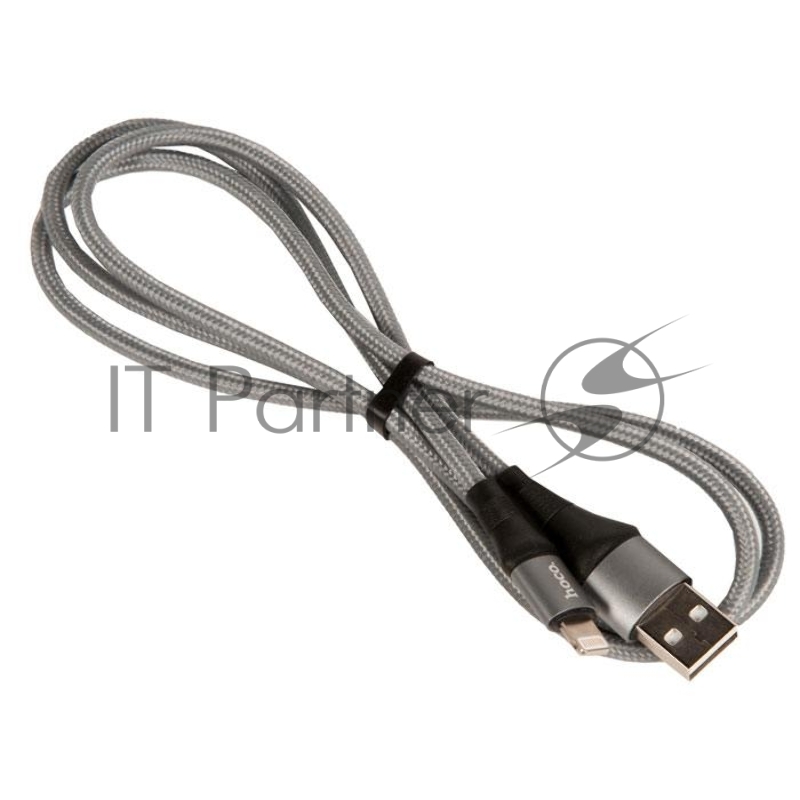 Кабель USB HOCO X50 Excellent для Lightning, 2.4А, длина 1.0м, серый