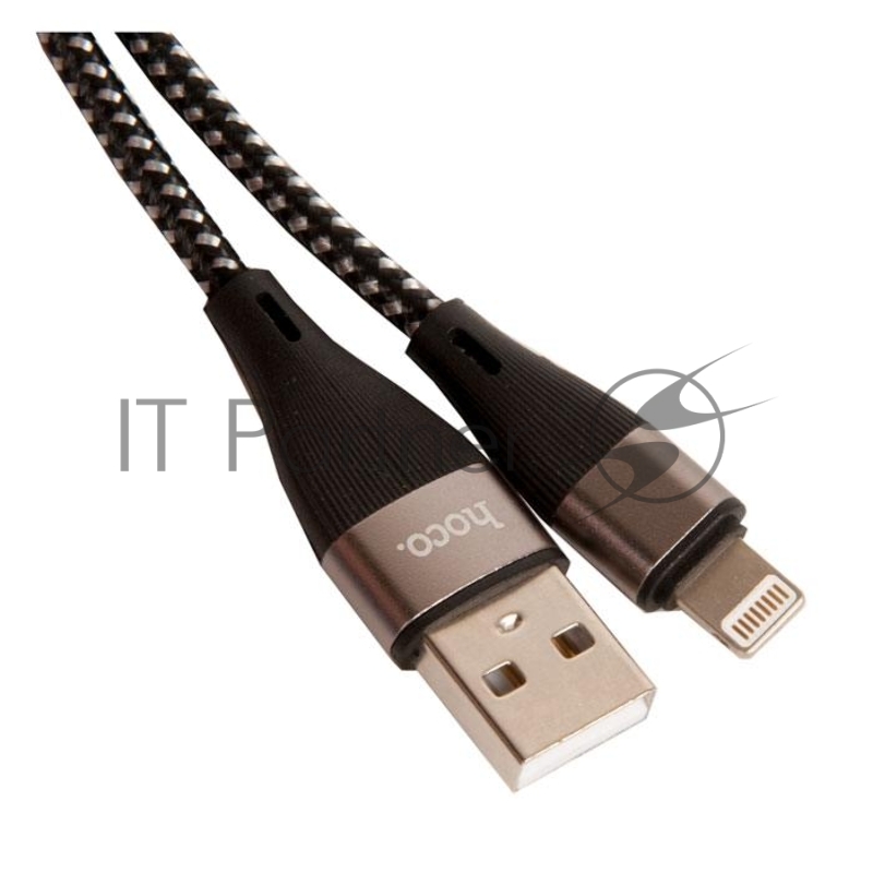 Кабель USB HOCO X57 Blessing для Lightning, 2.4А, длина 1.0м, черный