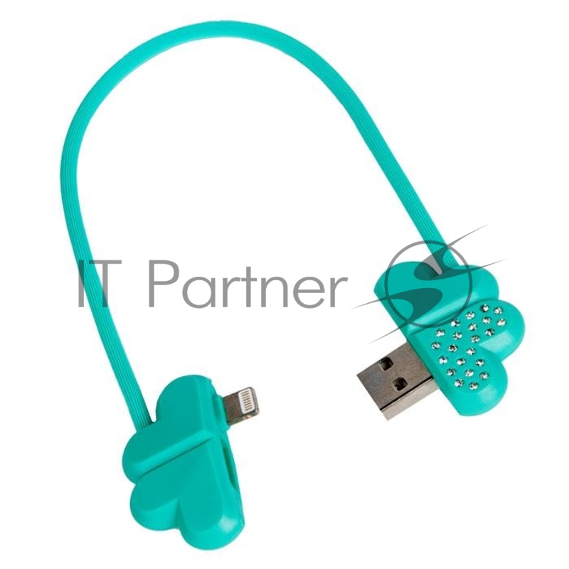 Кабель USB JOYROOM S-L125 для Lightning, 2.1A, длина 0.2м, зеленый