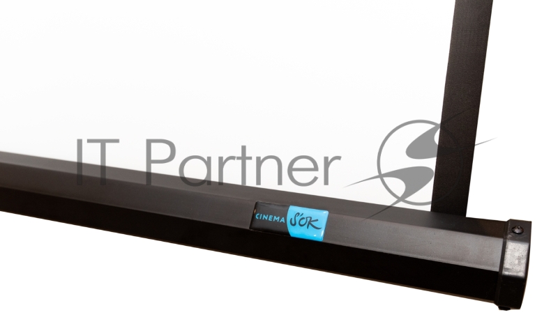 Экран Sakura 200x200см TriScreen 1:1 напольный рулонный белый 111 Matt White (MW), черный корпус