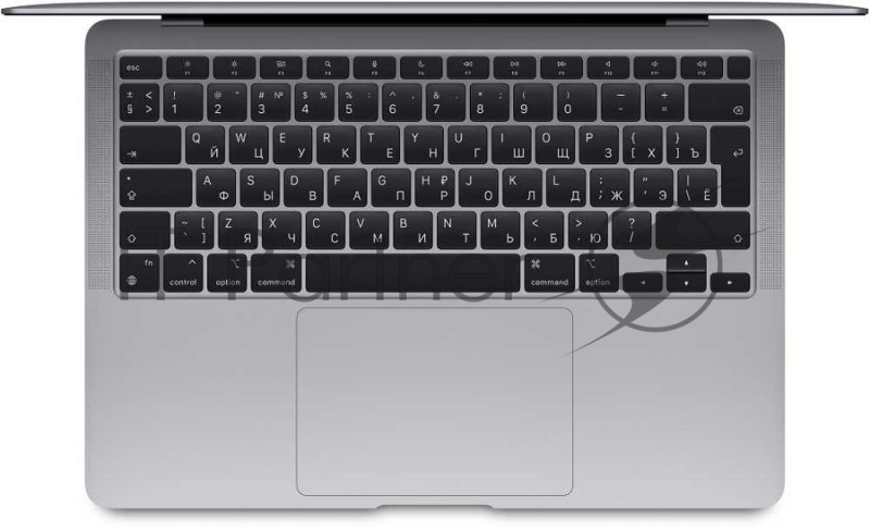 Ноутбук Apple MacBook Air A2337 M1 8 core 16Gb SSD256Gb/7 core GPU 13.3 IPS (2560x1600) Mac OS grey space WiFi BT Cam (Z1240001T)