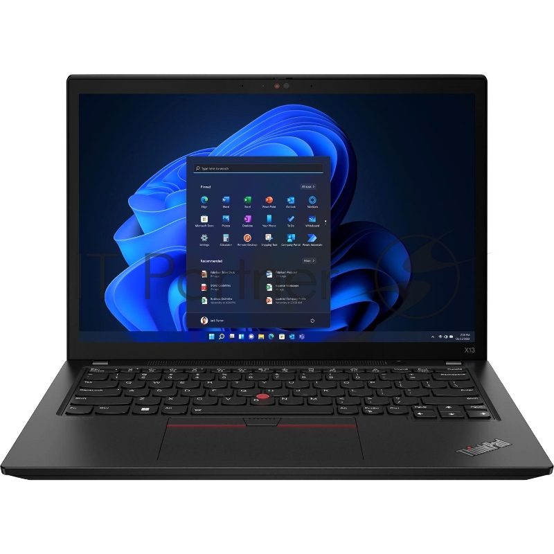 Ноутбук Lenovo ThinkPad X13 G3 13.3 WUXGA (1920x1200) TOUCHSCREEN i7-1280P 1TB SSD 32GB W11_Pro BLACK 1Y (OS:ENG Keyb:ENG, Powercord:US) Английская клавиатура
