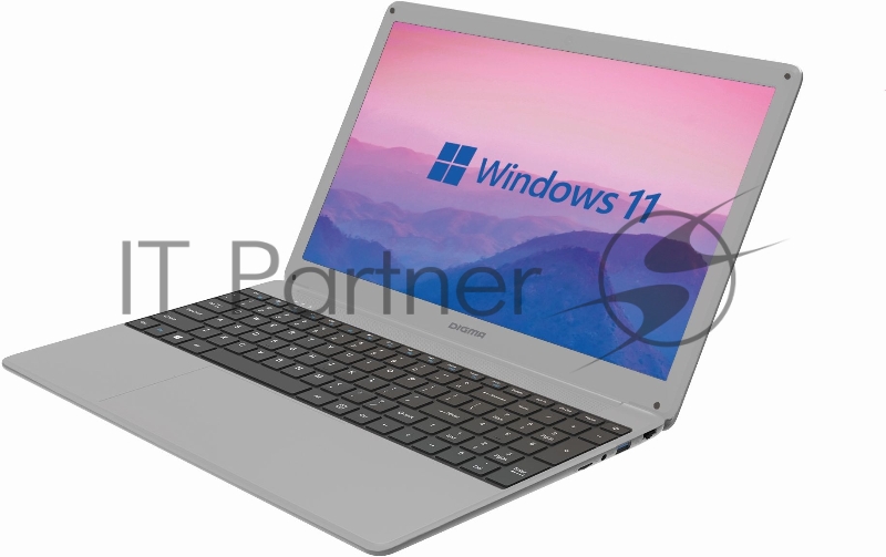 Ноутбук Digma EVE 15 P417 Core i3 10110U 8Gb SSD256Gb Intel UHD Graphics 620 15.6 IPS FHD (1920x1080) Windows 11 Multi Language 64 grey WiFi BT Cam 3600mAh (DN15P3-8CXW01)