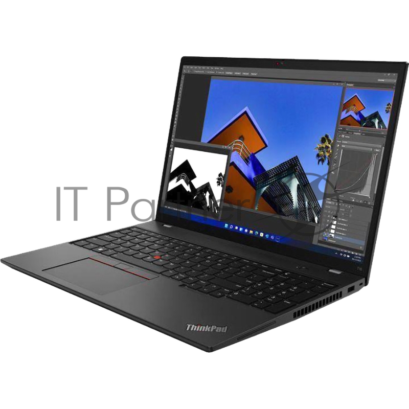 Ноутбук Lenovo ThinkPad T16 16 WUXGA (1920x1200) TOUCHSCREEN IPS i7-1270P 512GB_SSD 16GB W10_Pro BLACK 1Y (OS:ENG Keyb:ENG, Powercord:US) Английская клавиатура