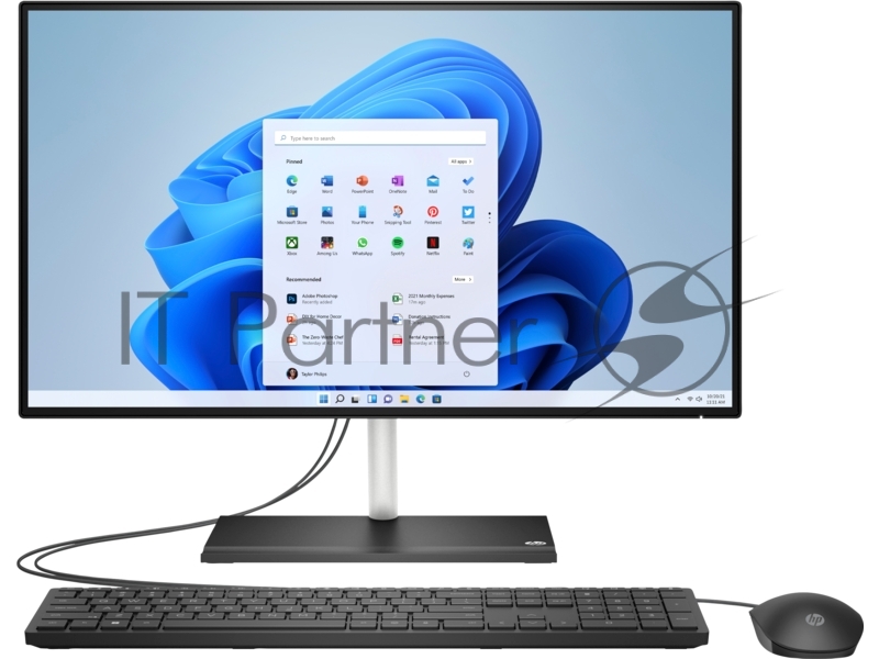 Моноблок HP 24-ck0013ny AiO 23.8(1920x1080 IPS)/Intel Core i5 12400T(1.8Ghz)/16384Mb/512PCIS Internal Graphics /Cam/WiFi/war 1y/Jack Black/W11 + EN kbd Английская клавиатура