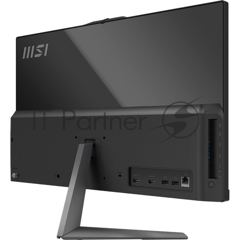 Моноблок MSI Modern AM242T 23.8(1920x1080 (матовый))/Touch/Intel Core i5 1240P(1.7Ghz)/8192Mb/512PCISSD Iris Xe Graphics/Cam/BT/WiFi/war 1y/4.65kg/Black/DOS