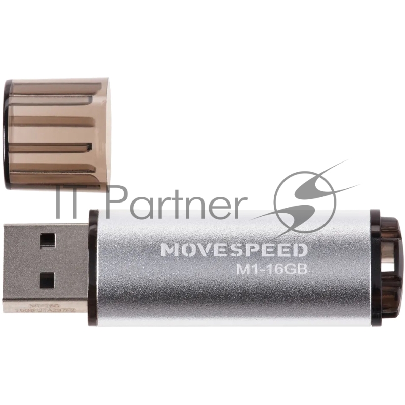 Накопитель USB2.0 16GB Move Speed M1 серебро